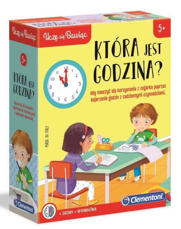EDUCATIONAL GAME WHAT TIME IS PUD CLEMENTONI 50771 CLM CLEMENTONI